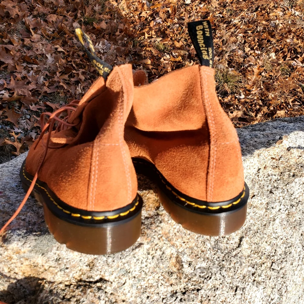Dr. Martens Suede Leather Boots Made in England Size 11, USA Men's Size 12 - Picture 12 of 15